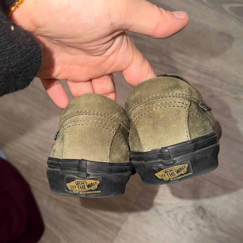 Vans Olive Suede Beatrice penny loafer Slip-Ons - Picture 10 of 14